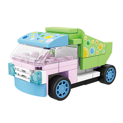 挖掘机工程车积木玩具