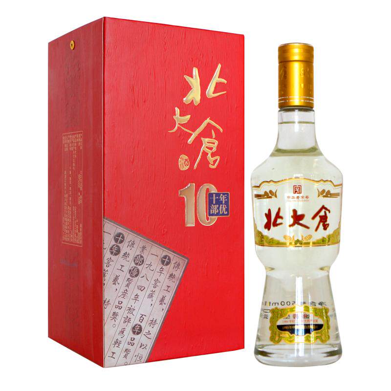 北大仓部优酒精品十年度专柜名酒