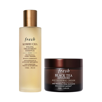 【立即付定】Fresh馥蕾诗红茶精华水 焕活面霜 普拉提精华