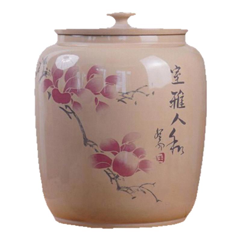 云南建水紫陶茶叶罐密封罐
