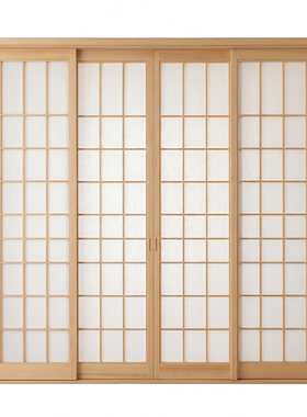 原木风推拉门日式格子门榻榻米门