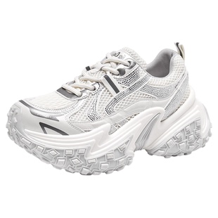 Lee Cooper水钻老爹鞋女2026新款春季厚底增高轮胎鞋运动休闲鞋子