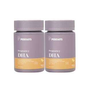 【自营】perdays全孕期海藻油DHA软胶囊孕妇营养品澳洲进口60粒*2