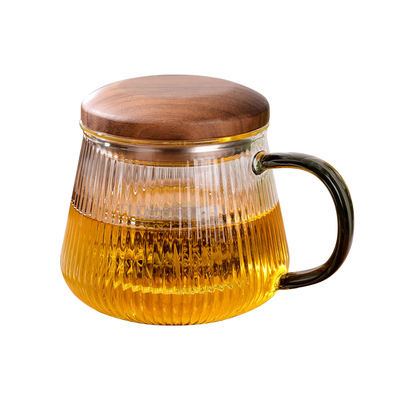 茶水分离泡茶杯可加热玻璃办公室