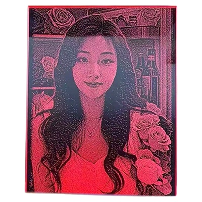 锤子画玻璃画像真人照片定制