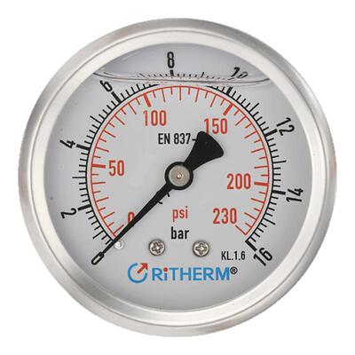 RITHERM欧标高品质轴向压力表