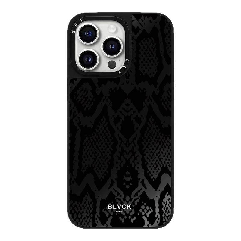 CASETiFiY联名BLVCK蛇纹苹果17pro适用iphone16promax防摔15plus情侣手机壳14保护13镜面创意华强北平替男女