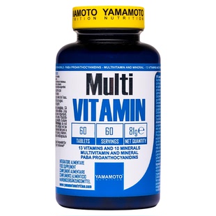 YAMAMOTO忠义营养复合多种维生素60粒男女营养包维C维BAD补矿物质