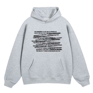 秋冬加绒加厚连帽卫衣女款宽松慵懒设计感小众复古高街外套情侣装