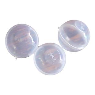 包邮加厚透明药丸盒塑料球壳空药丸壳球型壳蜡丸壳中药蜜丸壳