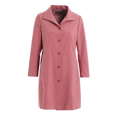 乔万尼商场同款风衣商场秋装新品气质流行女装收腰单排扣中长外套