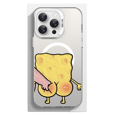 适用苹果iPhone彩银情侣手机壳