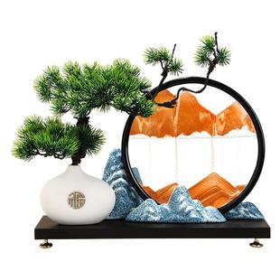 现代酒柜装饰摆件轻奢高档家居客厅电视柜玄关办公室展示柜工艺品