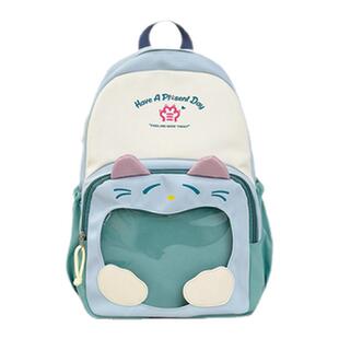 书包女生小学生女童背包儿童可爱出游痛包女孩外出旅游轻便双肩包