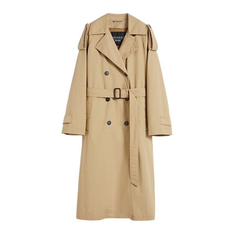 【甄选惠享】Weekend MaxMara 女装二合一双排扣风衣5026015206