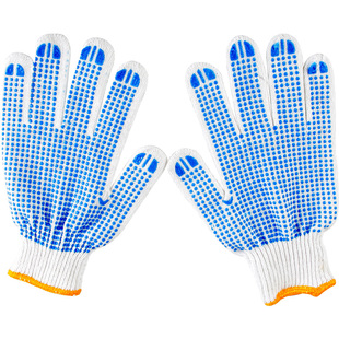 坎乐劳保手套户外登山速降手套点胶棉纱线防滑手套工作防护手套