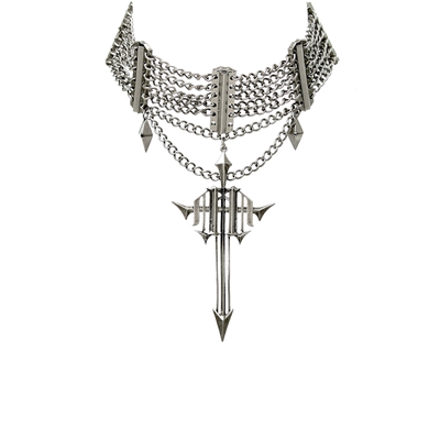 暗黑高级感iiimiii黄铜多层颈链