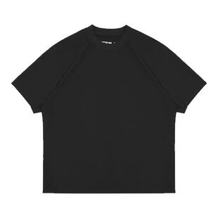 TOPTIER BRO 网孔速干棉抗菌短袖T恤男结构剪裁正肩合身百搭上衣