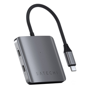Satechi 4合1拓展坞TypeC扩展笔记本电脑USB3.2适用MacBook Pro/Air转换器iPad平板转接头HUB分线器集线器