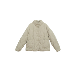 忘城Y573座/冬日的绿/冬高填充量锁绒90白鸭绒保暖棉布羽绒服外套