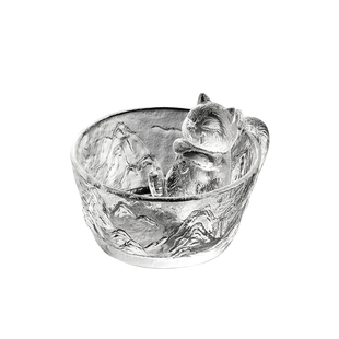 故宫琉璃杯猫咪马克杯朕的江山杯子女生高颜值玻璃茶杯咖啡杯礼物