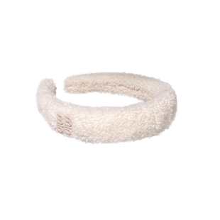 高级感羊羔毛发箍女高颅顶洋气时尚头箍2026年新款洗脸发卡发饰品