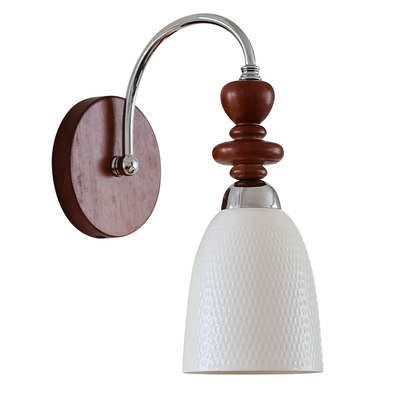 巴斯中古风自带开关护眼床头壁灯