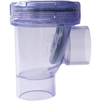 透明止回阀防臭返水50止逆单向阀