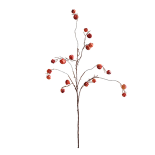 长枝大灯笼果仿真花假花干花摆设客厅服装店落地摆件新年乔迁装饰