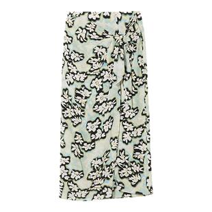 朗姿25高腰碎花开衩裙修身气质高级感夏季新款中长款半身裙女