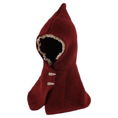 宝宝冬季连帽斗篷围巾一体帽