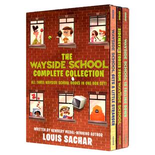 歪歪路小学3册全套盒装 英文原版 The Wayside School Collection Box Set 儿童章节小说 路易斯萨奇尔 Holes洞作者 进口英语书籍