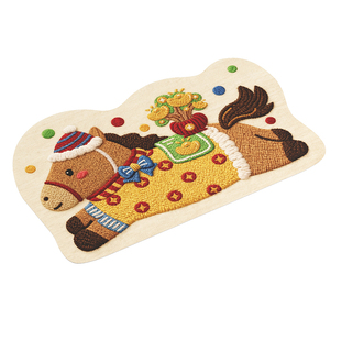 小马蒂奇马年新年氛围感家用餐垫餐厅客厅餐桌防水防油防滑防烫垫