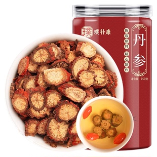 白花丹参山东莱芜中药材正品官方旗舰店百花特级非野生舟参片正宗