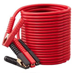 汽车电瓶线搭火线过江龙搭线夹子电池连接线纯铜搭车打火线搭电线