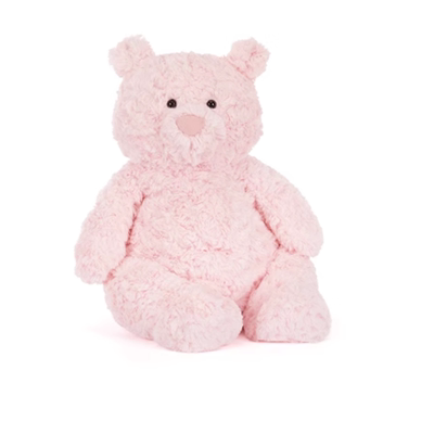 英国Jellycat莱奥拉熊毛绒安抚玩偶公仔娃娃玩具礼物巴塞罗熊粉色