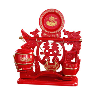 红木子孙桶结婚陪嫁用品大全婚庆用的婚礼新款女方三件套摆件马桶