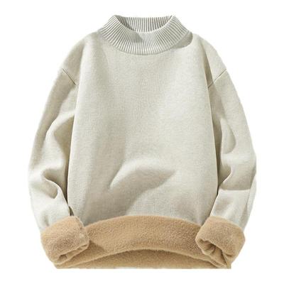 唐狮男士加绒保暖毛衣冬季