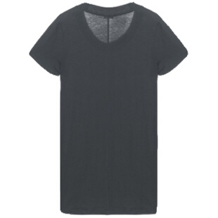 24夏 新品 MONOHA  正品韩国代购 低圆领短袖T恤女纯色百搭纯棉