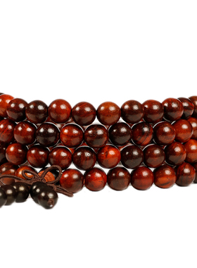 文玩红酸枝木手串饰品佛珠