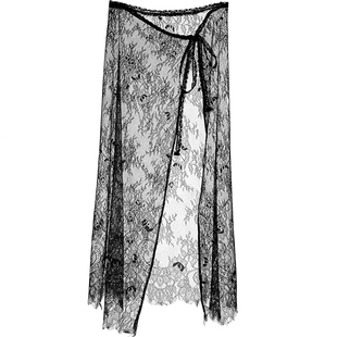 叠穿蕾丝屁帘女春夏季新款韩国小众设计罩裙显瘦洋气遮臀裙半身裙