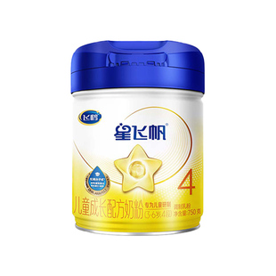 3罐加赠】飞鹤星飞帆4段750g儿童营养奶粉3-6岁官方旗舰店直发