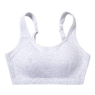 纯棉内衣女薄款显小高中生定型