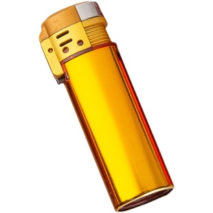 好奇特定做潮流金属壳翻盖式直冲蓝焰充气个性男士广告防风打火机