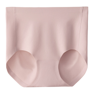 有致无痕内裤女真丝底档一片式高弹亲肤透气中腰桑蚕丝三角短内裤