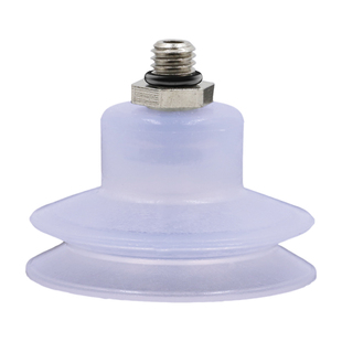 机械手配件 工业真空吸盘 小头吸盘配M5螺牙金具头两件套 欢迎购