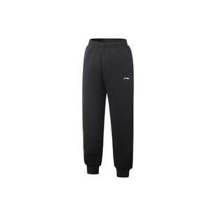 李宁童装卫裤男大童裤子新款综合体能系列保暖冬季反光束脚童装