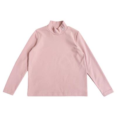 女童加绒打底衫洋气半高领