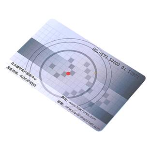 运良日立电梯配件轿厢IC卡空白卡请在此刷卡读卡贴纸标识标志标签