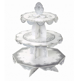 生日甜品台蛋糕台架子宝宝周岁宴会布置婚礼装饰点心摆台纸盘纸杯